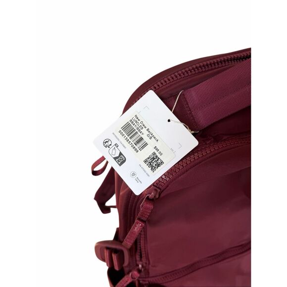 Lululemon Backpack New Crew 22L Burgundy Bay Red NEW - Picture 14 of 14